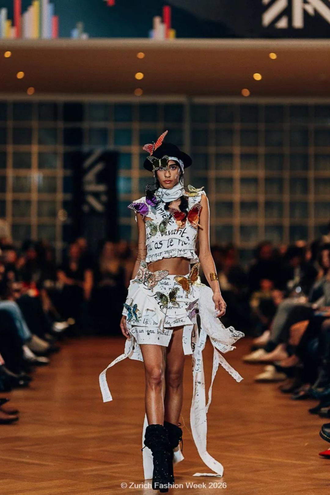 Nathalia desfila na Zurich Fashion Week