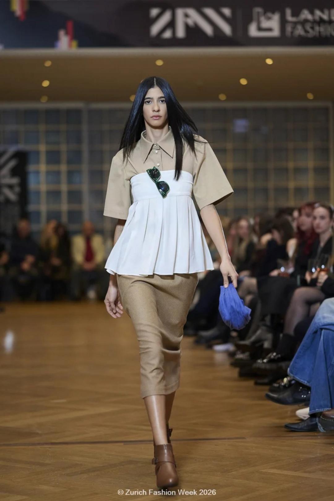 Nathalia desfila na Zurich Fashion Week