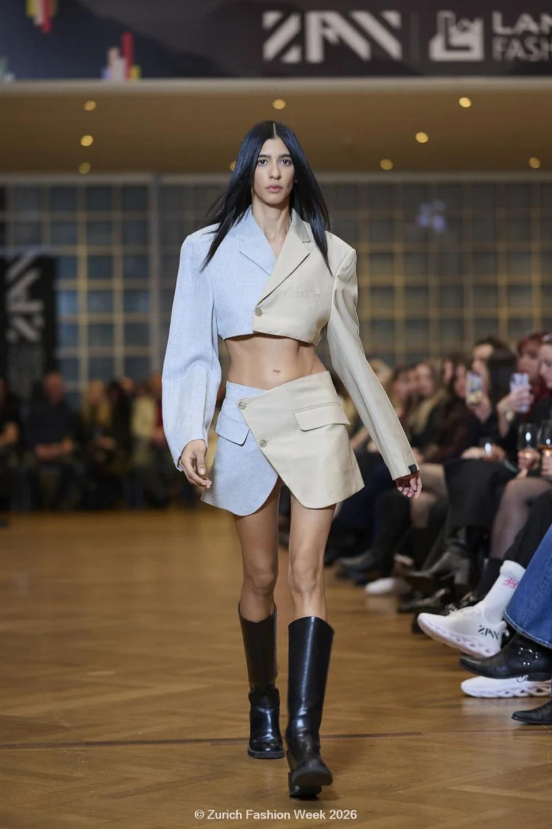 Nathalia desfila na Zurich Fashion Week