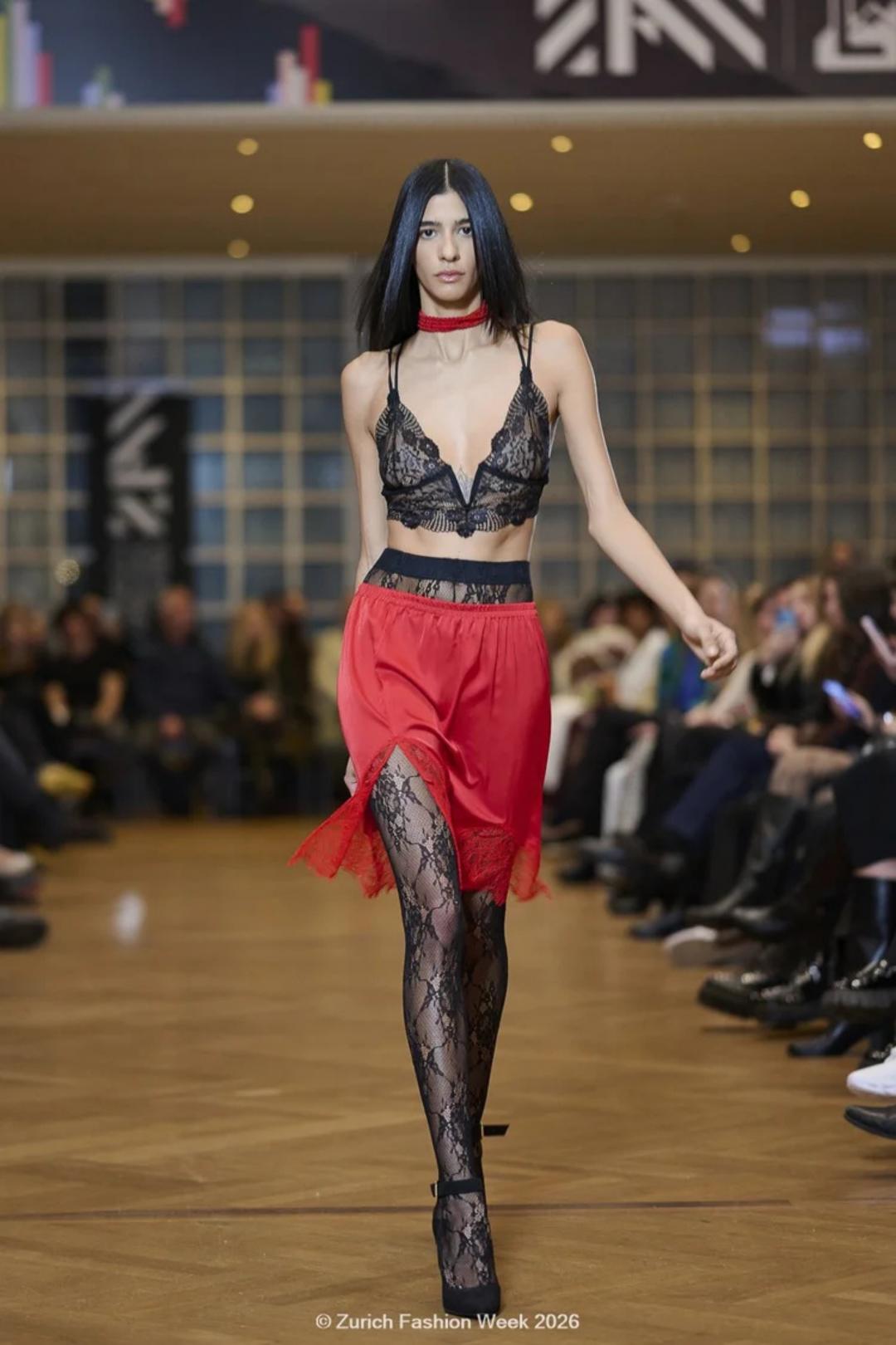 Nathalia desfila na Zurich Fashion Week