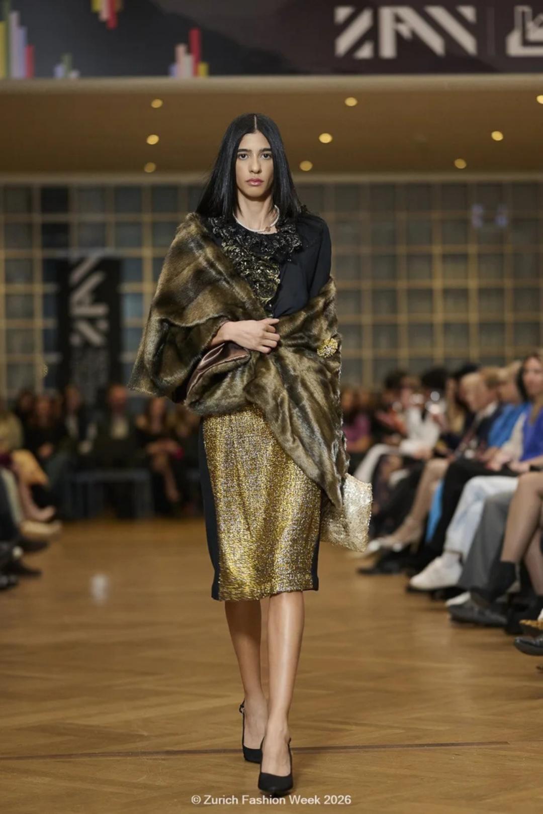 Nathalia desfila na Zurich Fashion Week