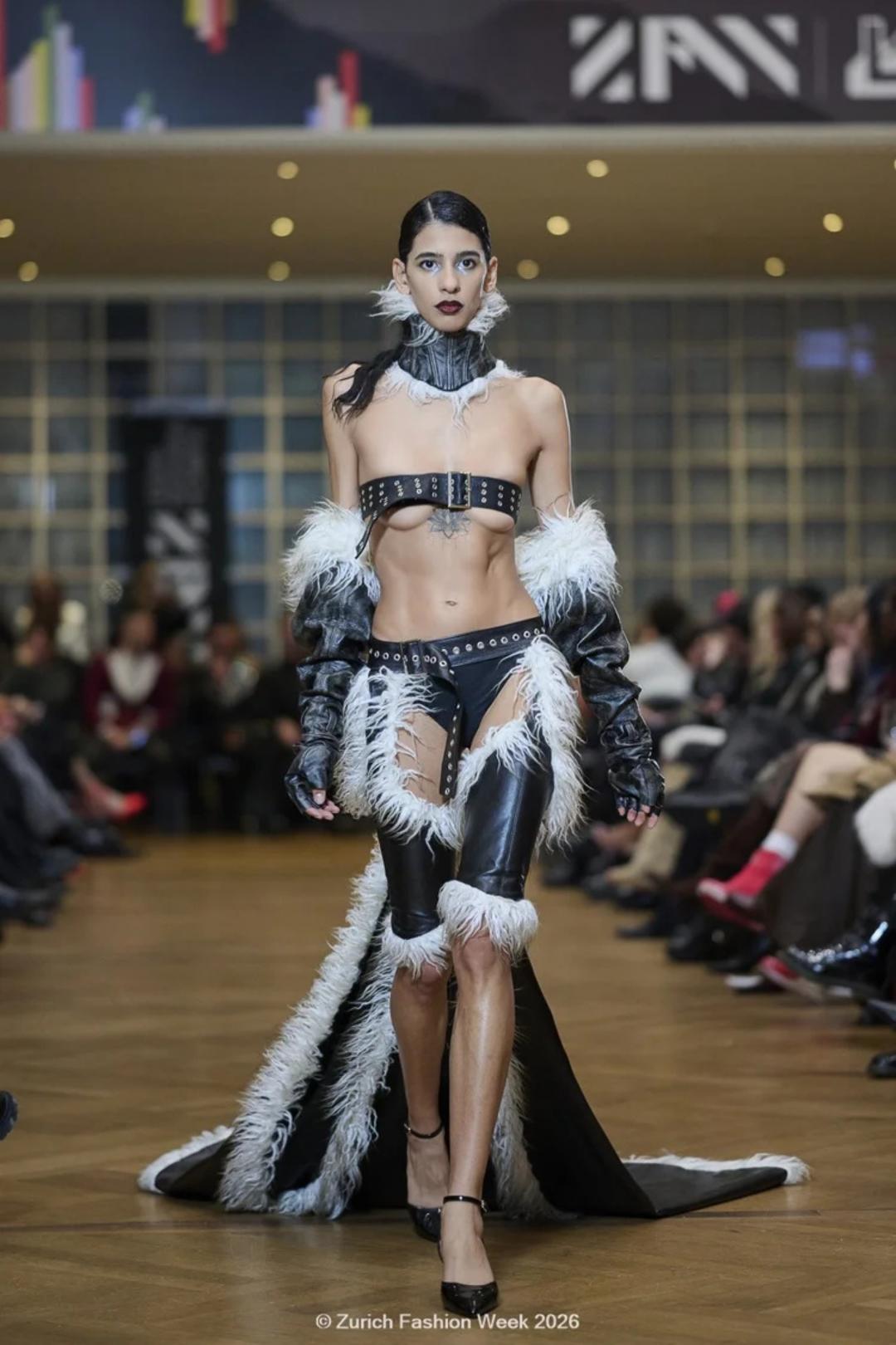 Nathalia desfila na Zurich Fashion Week