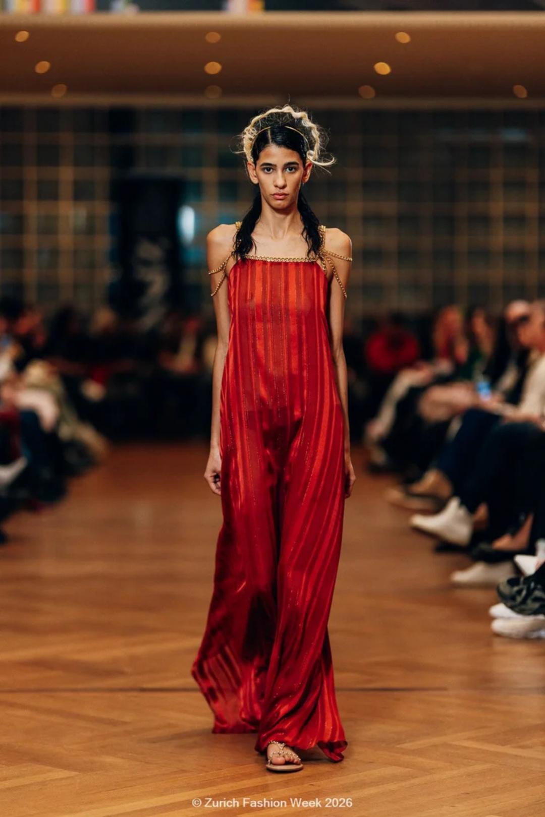 Nathalia desfila na Zurich Fashion Week